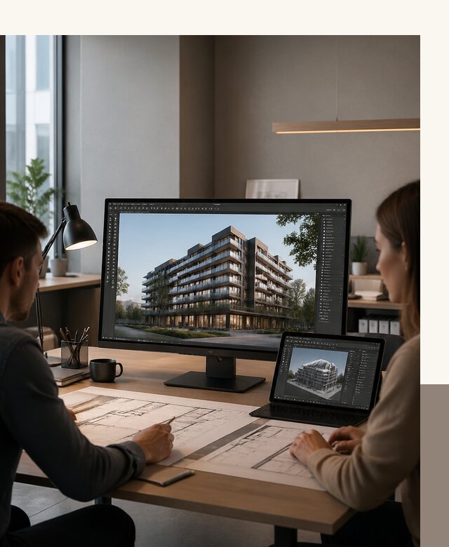3D визуализация архитектуры и объектов строительства в Темрюке
