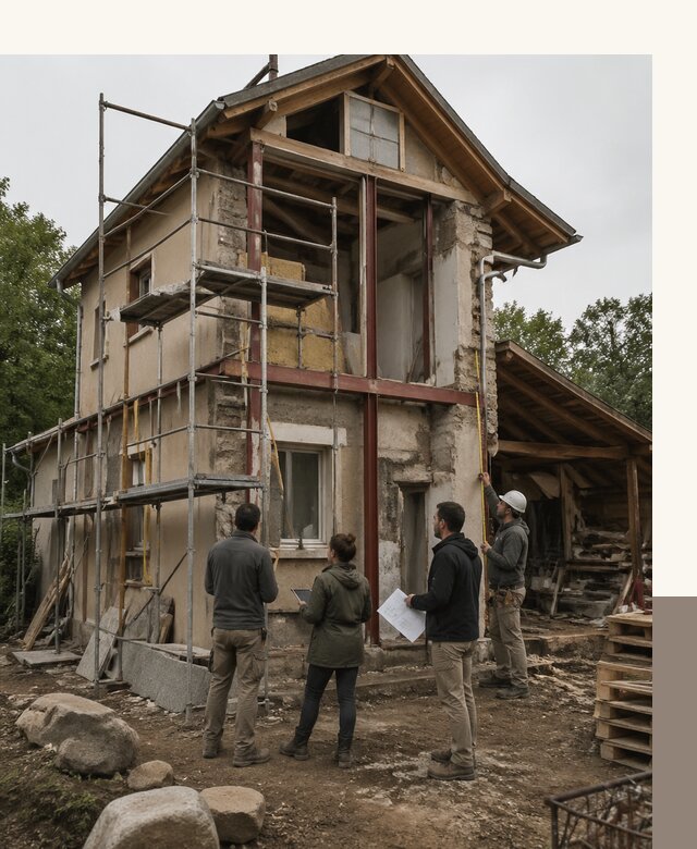 Реконструкция загородного дома под ключ в Темрюке от бюро