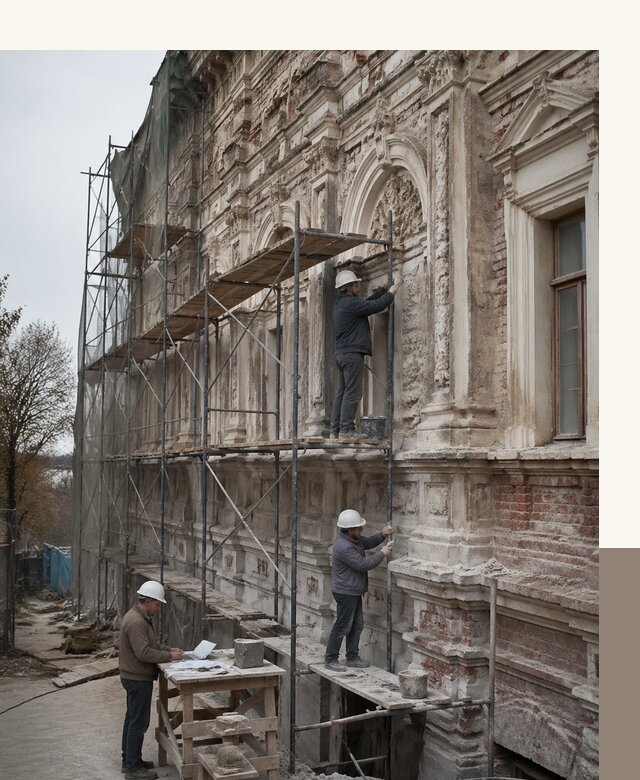 Реставрация объектов культурного наследия под ключ в Темрюке
